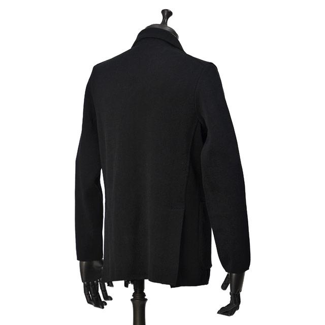 Finjack【フィンジャック】ダブルニットジャケット FGD2 G HALF MILANO C NERO 88KN ミラノリブコットン ブラック | MILANO | 01