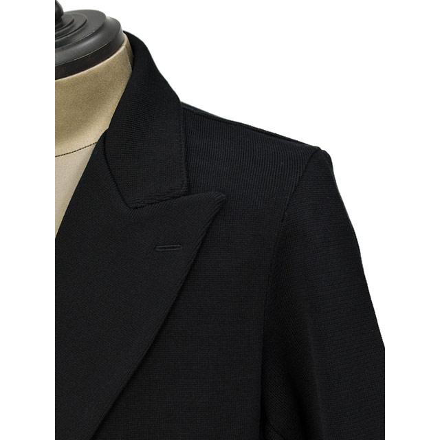 Finjack【フィンジャック】ダブルニットジャケット FGD2 G HALF MILANO C NERO 88KN ミラノリブコットン ブラック | MILANO | 03