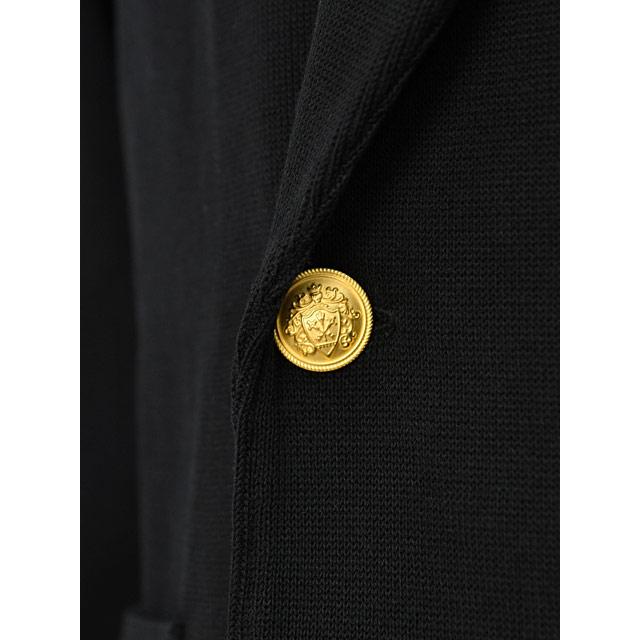 Finjack【フィンジャック】ダブルニットジャケット FGD2 G HALF MILANO C NERO 88KN ミラノリブコットン ブラック | MILANO | 05