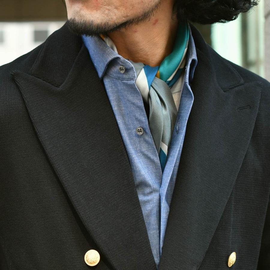 Finjack【フィンジャック】ダブルニットジャケット FGD2 G HALF MILANO C NERO 88KN ミラノリブコットン ブラック | MILANO | 08