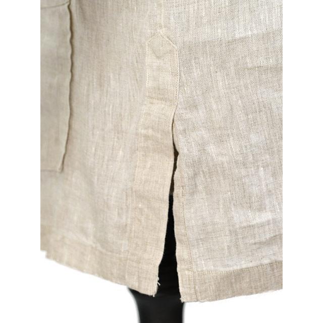 ALESSANDRO GHERARDI【アレッサンドロ・ゲラルディ】シャツブルゾン GUAYABERA 1082 921 リネン ベージュの画像