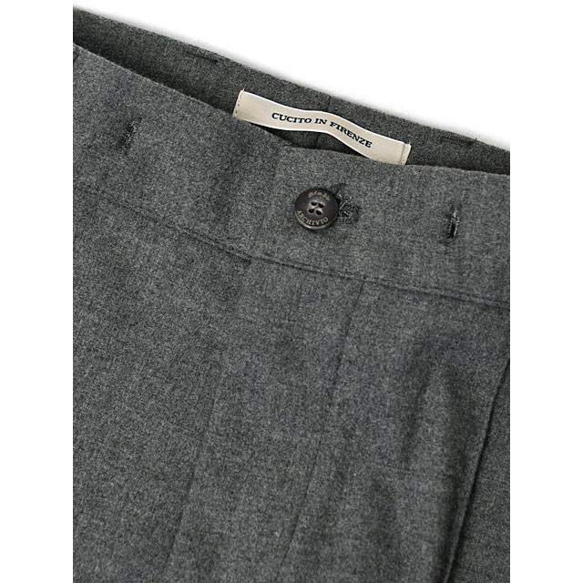 giab's ARCHIVIO【ジャブス アルキヴィオ】リラックスパンツ MASACCIO M1 A5653 40 テクノストレッチビエラ グレー | giab's ARCHIVIO | 06