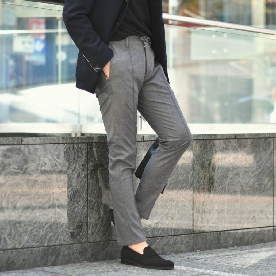 giab's ARCHIVIO【ジャブス アルキヴィオ】リラックスパンツ MASACCIO M1 A5653 40 テクノストレッチビエラ グレー | giab's ARCHIVIO | 08