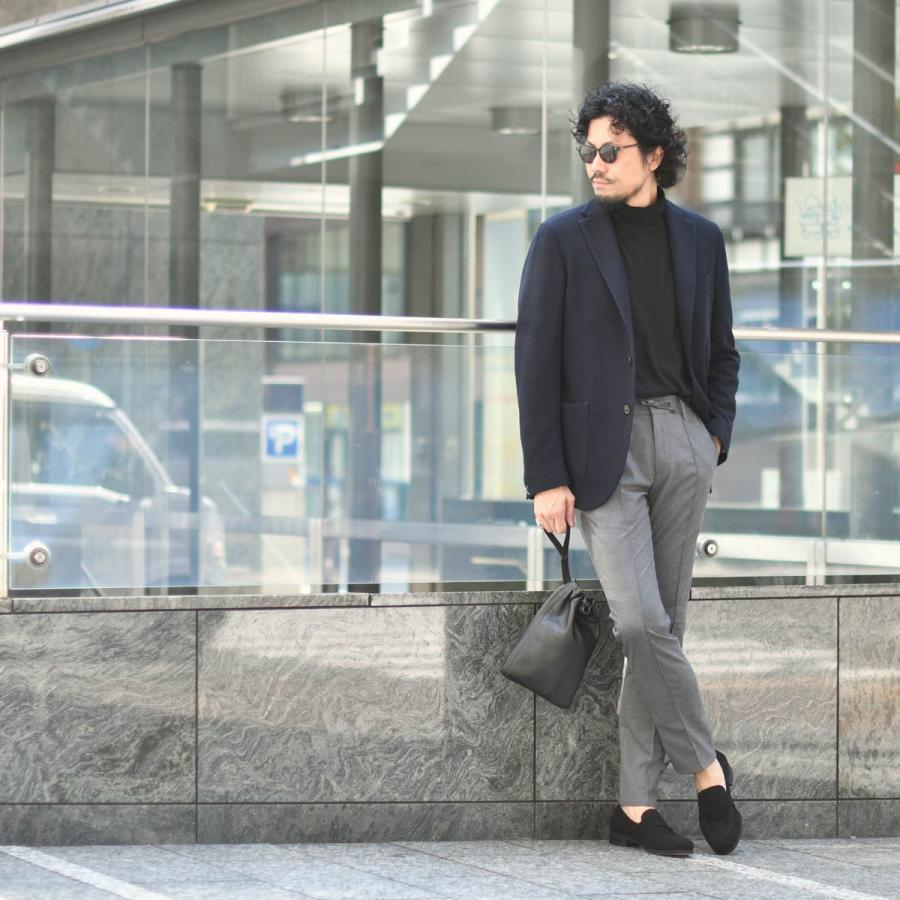 giab's ARCHIVIO【ジャブス アルキヴィオ】リラックスパンツ MASACCIO M1 A5653 40 テクノストレッチビエラ グレー | giab's ARCHIVIO | 09