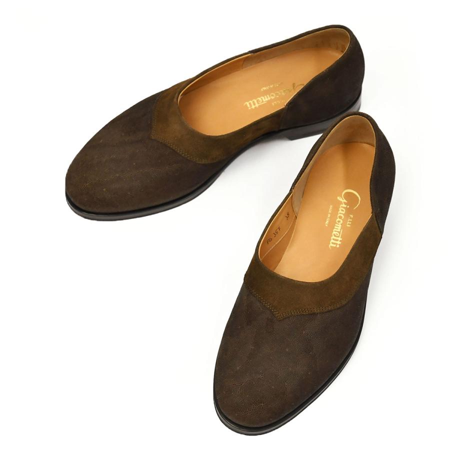 F.LLI Giacometti【フラテッリ ジャコメッティ】ベルジャンスリッポン FG357 008 DIEGO エレファント スエード ブラウン  :giacometti020018brw:CINQUE un ALTRO - 通販 - Yahoo!ショッピング