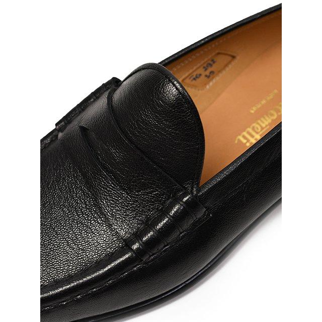 F.LLI Giacometti【フラテッリ ジャコメッティ】コインローファー FG292 009 LUIGINO ゴートレザー ブラックの画像