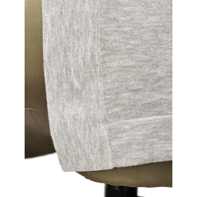 GRAN SASSO【グランサッソ】ボタンレスカーディガン 57185 20649 052 フレッシュコットン 12G メランジグレーの画像