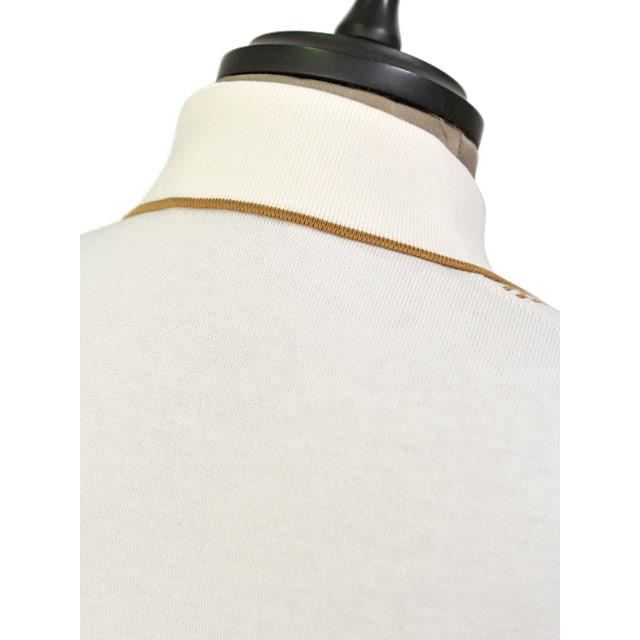 GRAN SASSO【グランサッソ】ニットシャツ 59135 18041 005 オーガニックコットン 12G ホワイト_5