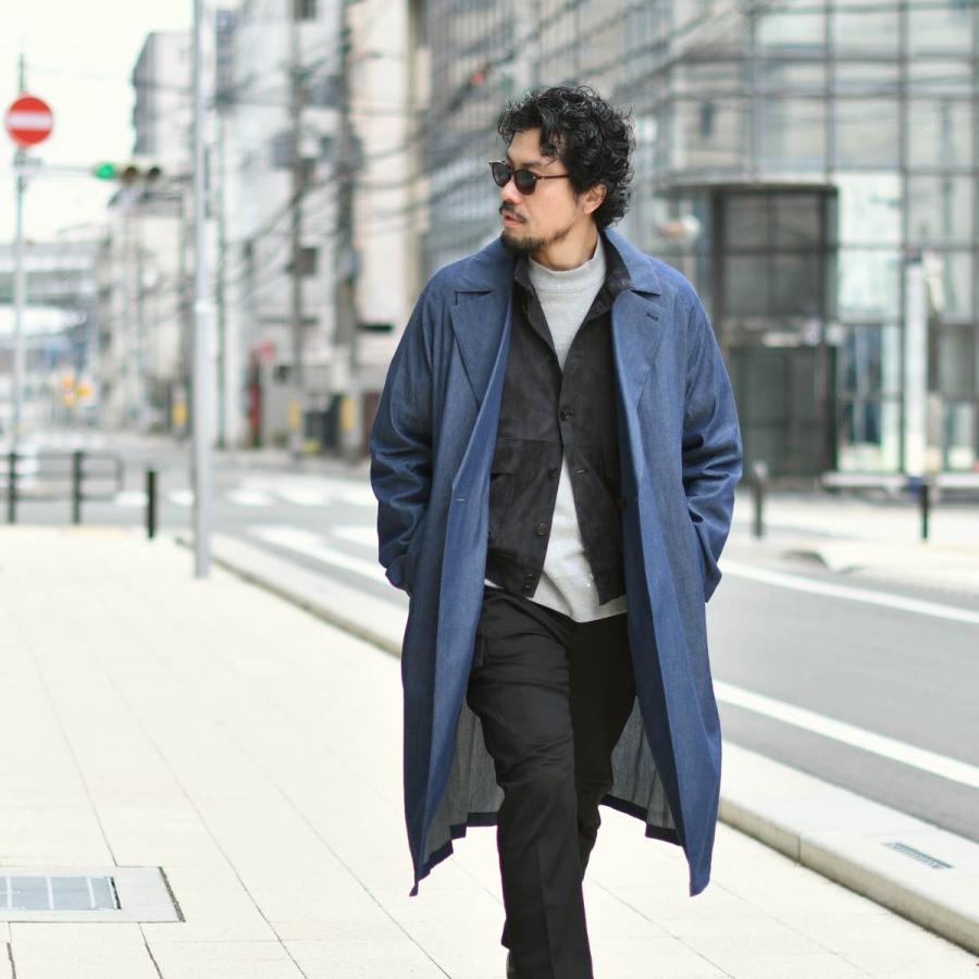 HEVO【イーヴォ】セミダブルコート SURBO 080 L719 4025 コットン インディゴの画像