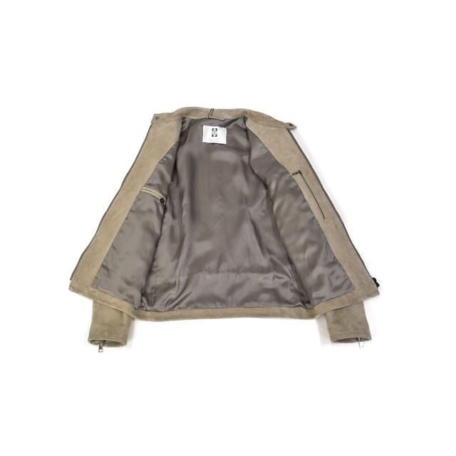 MOLEC ベージュ スエードレザージャケット