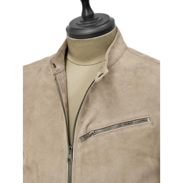 MOLEC ベージュ スエードレザージャケット MOLEC ベージュ スエードレザージャケット MOLEC ベージュ スエード