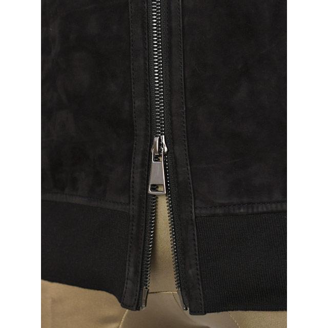 MOLEC【モレック】MA-1型ブルゾン 232693 332 999 Nero ウルトラライトスエード ブラックの画像