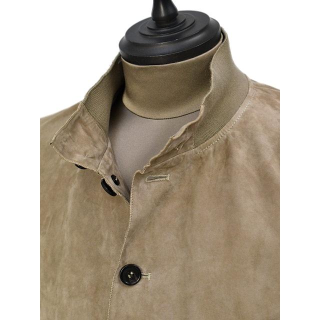 MOLEC【モレック】バルスター型ブルゾン 232539 332 420GR BEIGE ウルトラライトスエード ベージュの画像