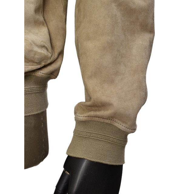 MOLEC【モレック】バルスター型ブルゾン 232539 332 420GR BEIGE ウルトラライトスエード ベージュの画像