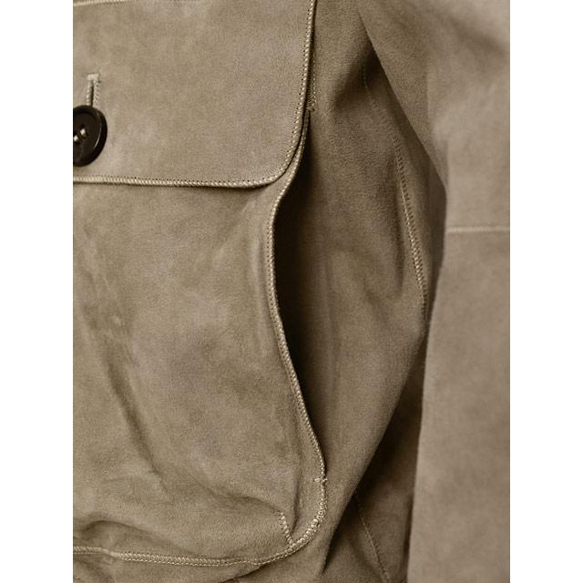 MOLEC【モレック】バルスター型ブルゾン 232539 332 420GR BEIGE ウルトラライトスエード ベージュの画像