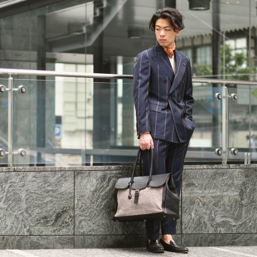 【美品】Gabriele Pasiniの3ピーススーツ(ジレ付属) 貫禄満載スリーピーススーツ！！～Gabriele Pasini【ガブリエレ