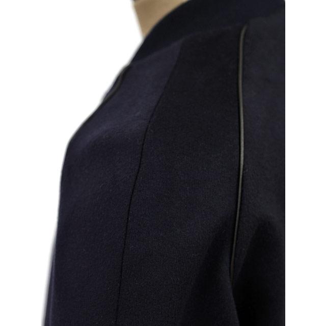 PT TORINO【ピーティートリノ】 スタジャン ショートブルゾン Outerwear VARSITY PIPING LB06 0360 ウール ネイビーの画像