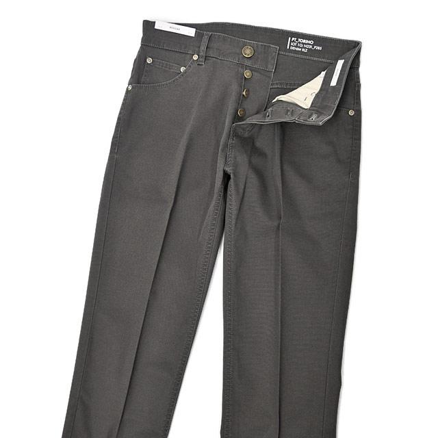 PT TORINO DENIM【ピーティートリノデニム】デニムパンツ REGGAE PU34 0180 コットン ポリウレタン ストレッチ チャコールグレー | PT TORINO | 02