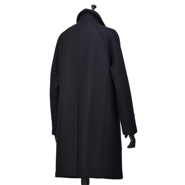 SANTANIELLO【サンタニエッロ】バルカラーコート LONDRA 3397N 79 ウール ネイビー ブラックの画像