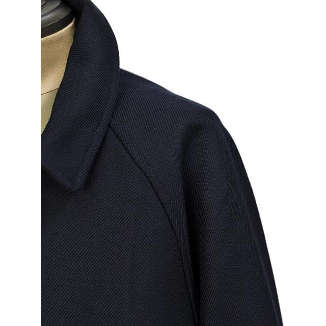 SANTANIELLO【サンタニエッロ】バルカラーコート LONDRA 3397N 79 ウール ネイビー ブラックの画像