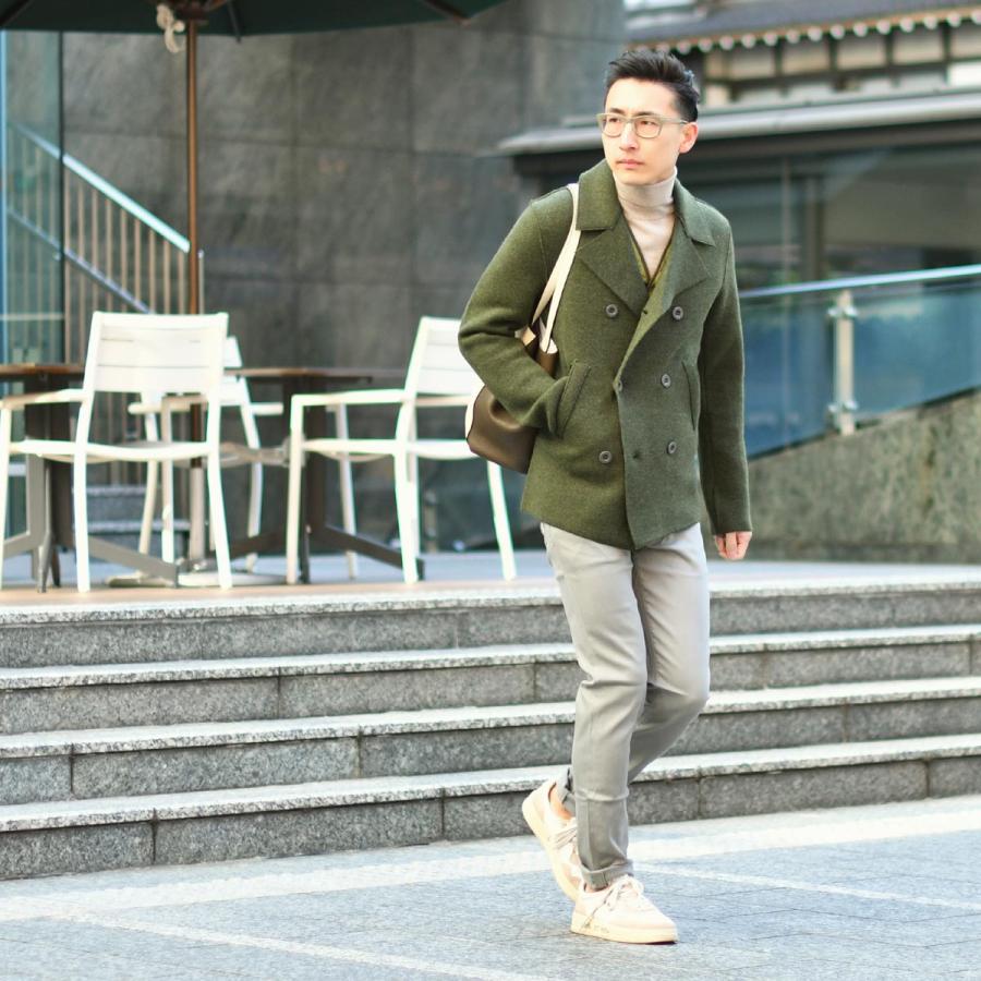 Settefili Cashmere【セッテフィーリ カシミア】ピーコート PIKOT JA04 ウール カーキの画像