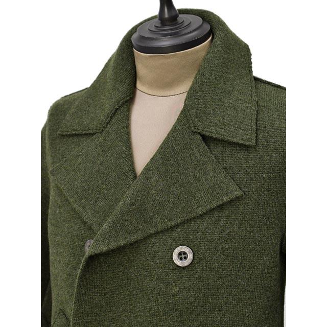 Settefili Cashmere【セッテフィーリ カシミア】ピーコート PIKOT JA04 ウール カーキの画像