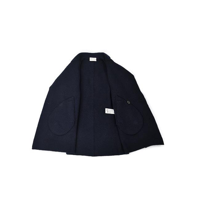 Settefili Cashmere【セッテフィーリ カシミア】ピーコート PIKOT JA08 ウール ネイビーの画像