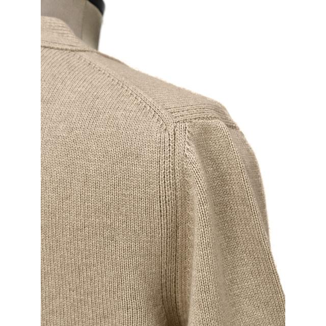 Settefili Cashmere【セッテフィーリ カシミア】Vネックカーディガン 435 2D.ZR09 ウール カシミヤ 7G オイスターベージュの画像