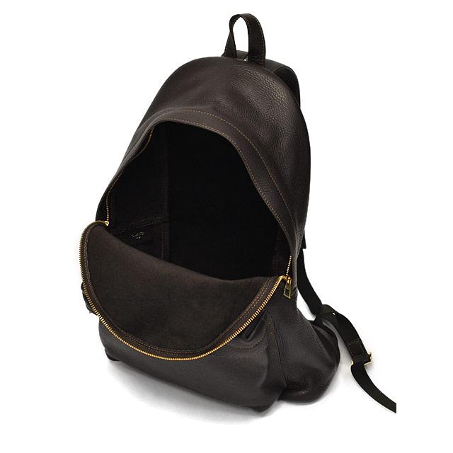 S.MANO【エス マーノ】バックパック DAY PACK SMN008 キップレザー ダークブラウンの画像