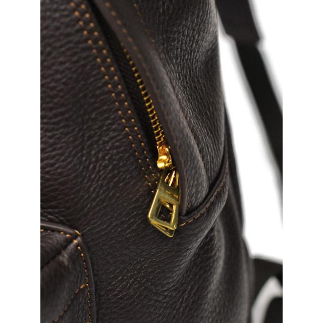 S.MANO【エス マーノ】バックパック DAY PACK SMN008 キップレザー ダークブラウンの画像