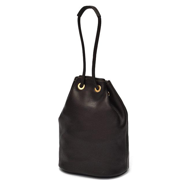 S.MANO【エス マーノ】スモールドローストリングバッグ DRAWSTRING BAG SMALL SMN002 キップレザー ダークブラウン |  | 02