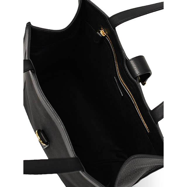 S.MANO【エス マーノ】キャンバストートバッグ CANVAS VERTICAL TOTE SMN004 キップレザー キャンバス ブラック |  | 04