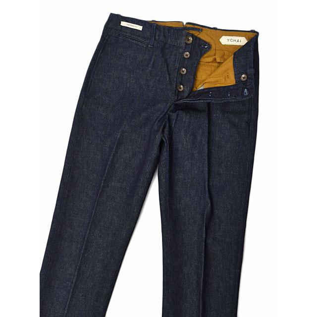 YCHAI【イカイ】デニムスラックス ROBUSTO YPU037 2DS0001AJ 812 コットン ポリウレタン インディゴ |  | 02