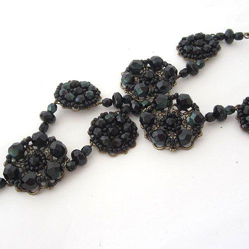 ビーズアクセサリーデザイナーmici 3連ラウンドモチーフネックレス ブラック ゴールド 4232 5e Cinquieme サンキエーム 通販 Yahoo ショッピング