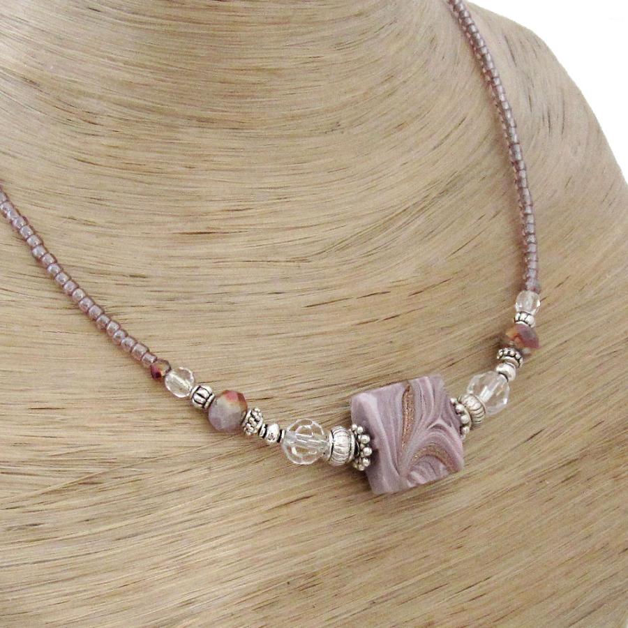 ヴェネチア美術館ムラーノガラス⭐ミックスデザインネックレス ヴェネチア美術館ムラーノガラス⭐ミックスデザインネックレス