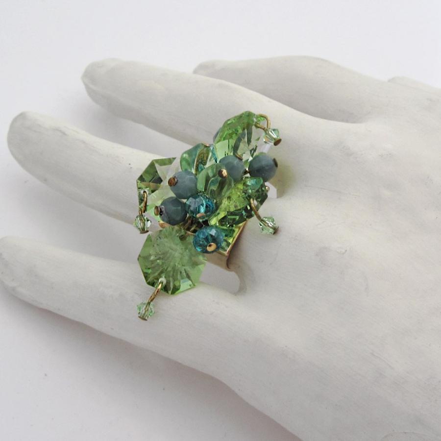 ミントグリーン装飾リング 15号サイズ ミントグリーン装飾リング 15号サイズ 楽天市場】ミントグリーン（指輪