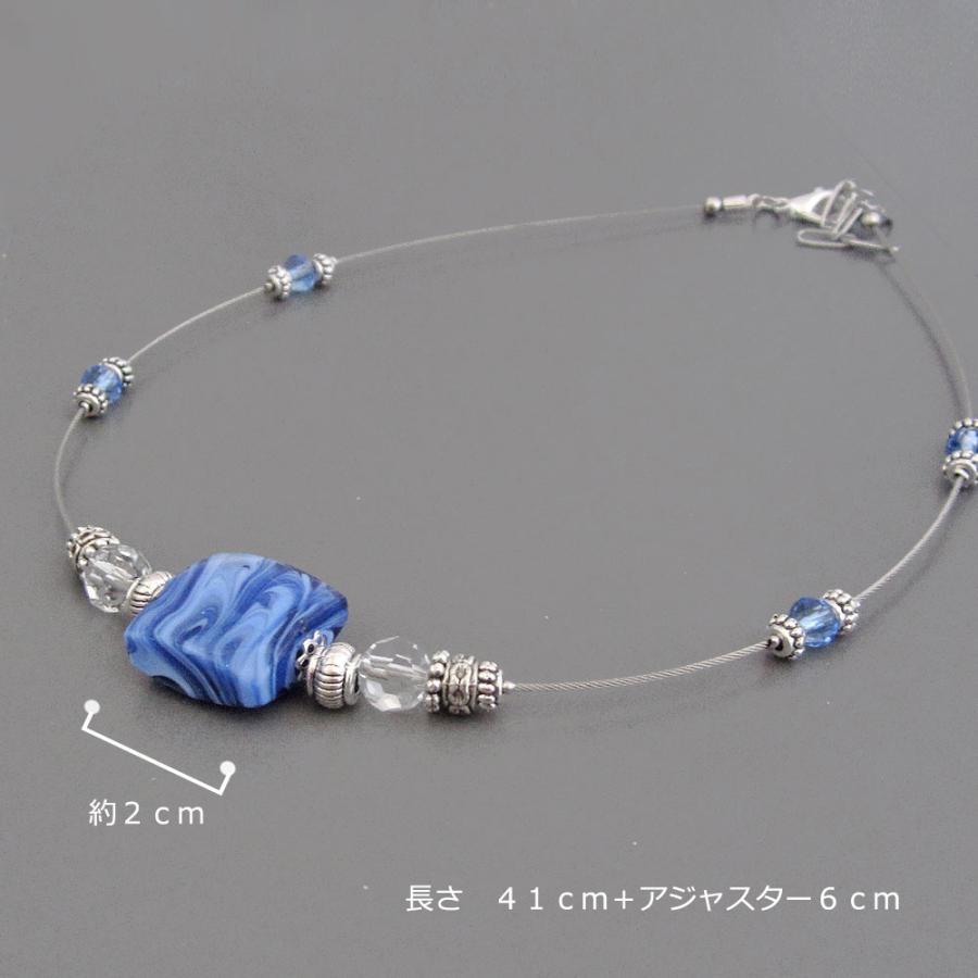 イタリア製 ベネチアンガラスネックレス ムラーノガラス