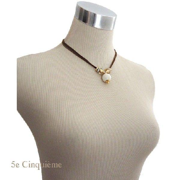 イタリア製ムラノガラス ラウンドトップ ペンダントネックレス