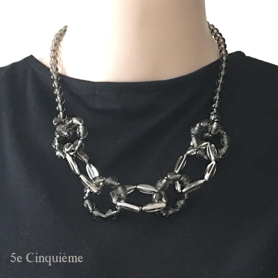 イタリア製ネックレス ベネチアンガラスラグジュアリーネックレス 