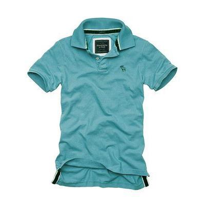 【SALE】アバクロンビーアンドフィッチ(アバクロ) ディア ブルック S/S ポロ ターコイズ Abercrombie ＆ Fitch Deer Brook Polo 3001H S/S POLO｜cio