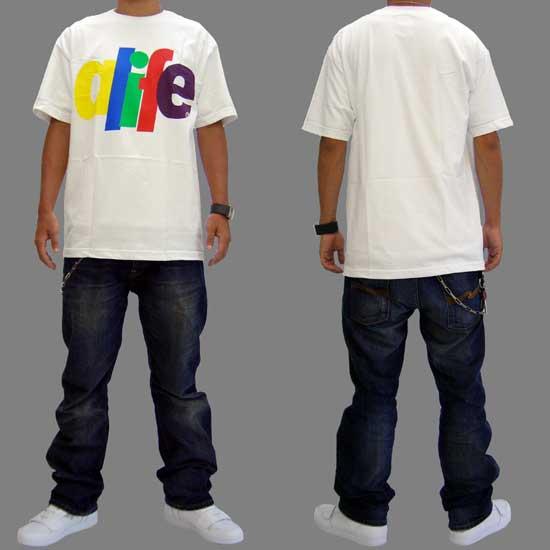 ALIFE RAINBOW S/S TEE White エーライフ レインボー S/S Tシャツ ホワイト｜cio｜02