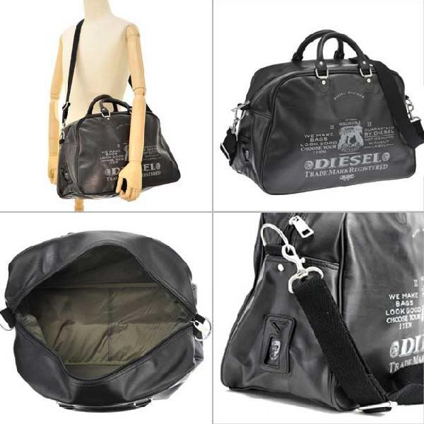 DIESEL ディーゼル ボストン バッグ X00020 ブラック Boston bag DIESEL ディーゼル ボストン バッグ X00020 ブラック Boston bag