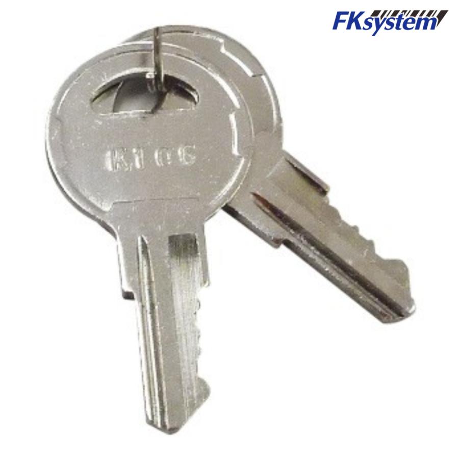 エフケイシステム 913/42S/350/35Sシリーズ専用 キャッシュドロア用スペアキー K-106 シルバー 2本 FKsystem 913/42S/350/35S Series Dedicated Cash Doroa | エフケイシステム | 01
