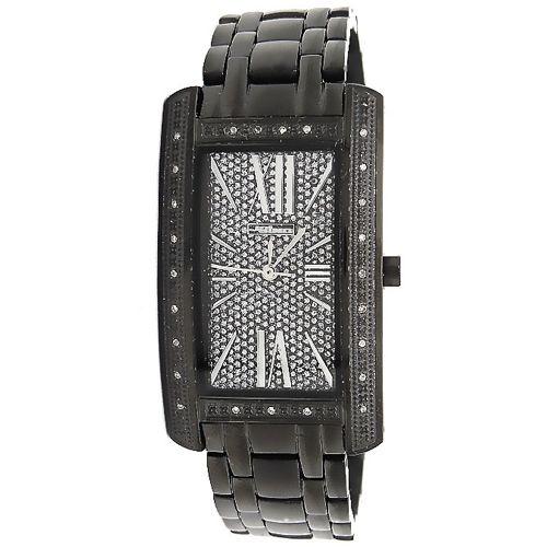 ジョジーノ ダイヤモンド ウォッチ ブラック シルバー PJ 2000D JOJiNO Diamond Watch Black Silver PJ 2000D｜cio