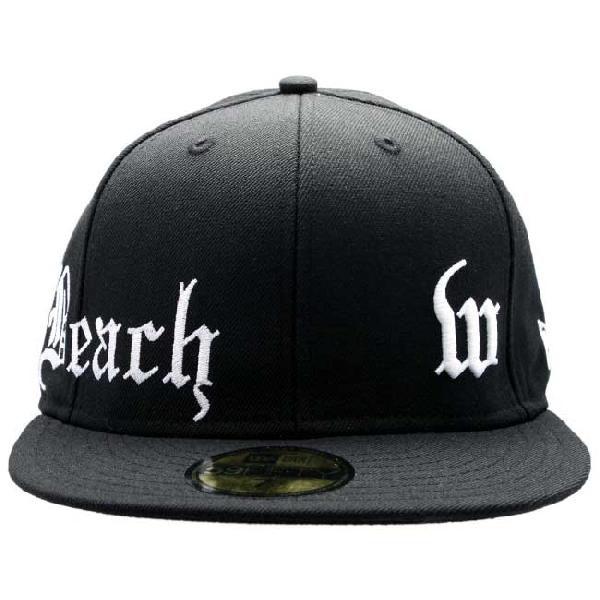 59FIFTY ニューエラ サイド ビッグ ロゴ ロングビーチ ブラック 