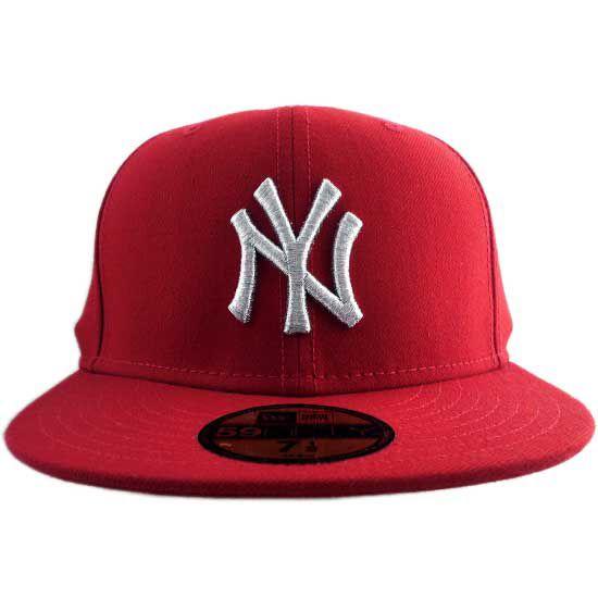 ニューエラキャップ シルバーロゴ ニューヨークヤンキース レッド/シルバー New Era Cap SILVER LOGO New York  Yankees Red/Silver