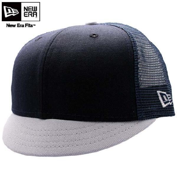 ニューエラ キャップ トラッカー メッシュ 505 プレート アンパイア キャップ ネイビー/グレー New Era Cap TRUCKER MESH 505 Plate Umpire Cap Navy/Gray｜cio