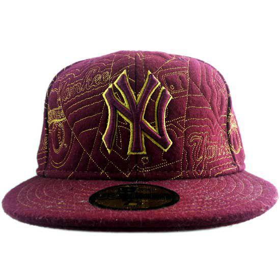 パフィーパフィー ニューヨーク ヤンキース メルトン ワインレッド ゴールドフレーム New Era Cap Puffy Puffy Newyorkyankees Winered Gold Frame N ネット通販 C I O 通販 Yahoo ショッピング