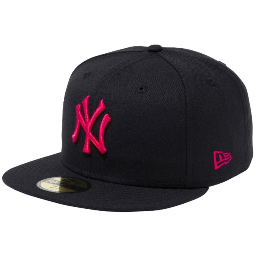 ニューエラ 5950キャップ ピンクロゴ ニューヨークヤンキース ブラック ストロベリー New Era 59FIFTY Cap Pink Logo  New York Yankees Black Strawberry : n0100101053 : ネット通販 C.I.O. - 通販 -