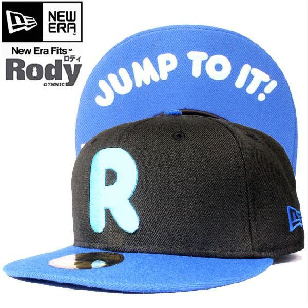 ロディ×ニューエラ 5950キャップ アンダーバイザー ロディ ジャンプトゥイット ブラック ロイヤル Rody×New Era 59FIFTY Cap Under Visor Rody Jump To It｜cio